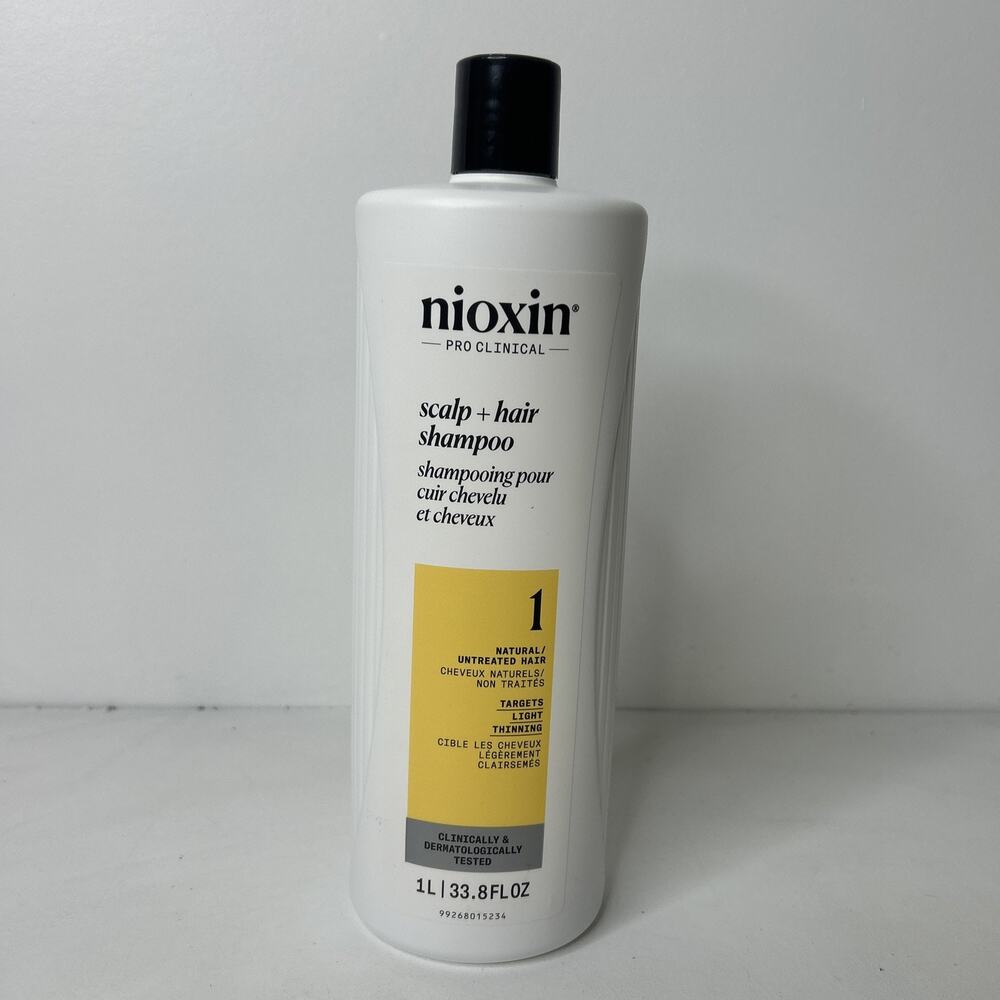 NIOXIN + Hair Thickening System 1 Shampoo 33.8 oz, 1 Liter